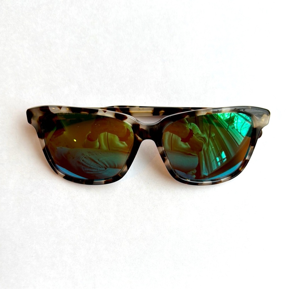Costa tortoiseshell “May” sunglasses. Green polarized lenses. Comes with case.